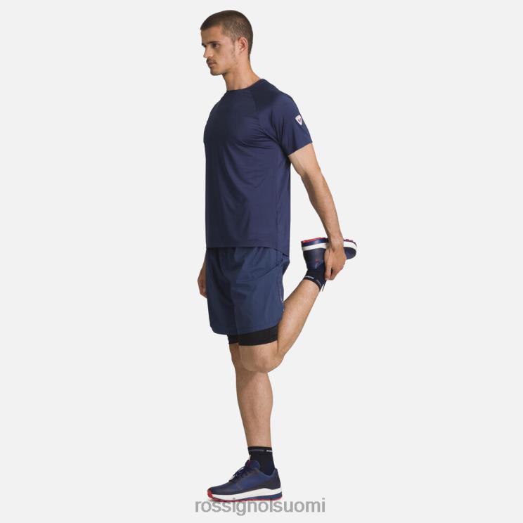 Rossignol miehet kevyt hengittävä t-paita tumma laivasto topit BTF0P140