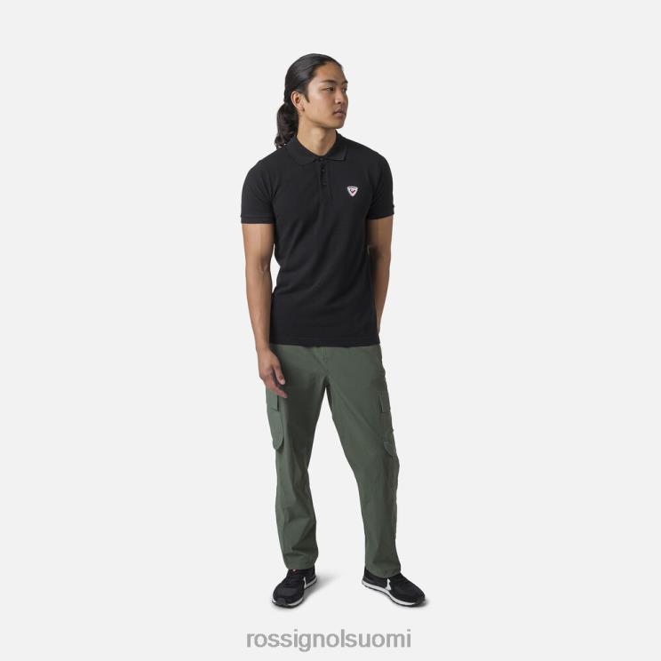 Rossignol miehet logo polo musta topit BTF0P303
