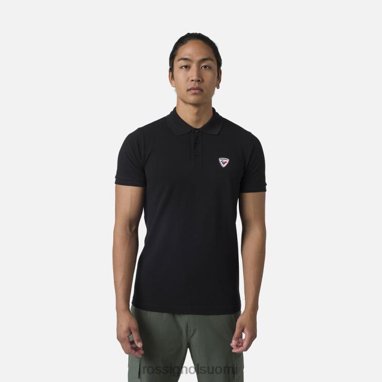 Rossignol miehet logo polo musta topit BTF0P303