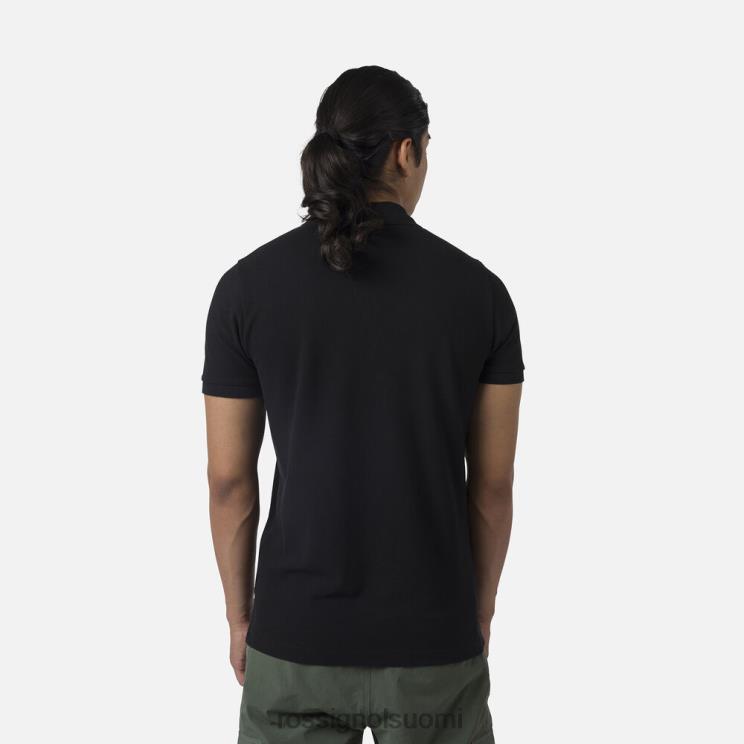 Rossignol miehet logo polo musta topit BTF0P303