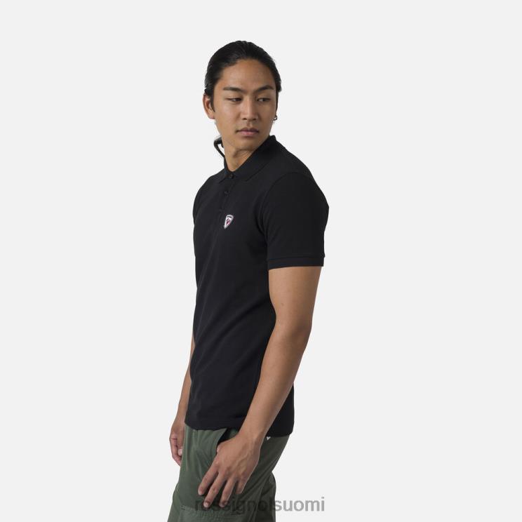 Rossignol miehet logo polo musta topit BTF0P303
