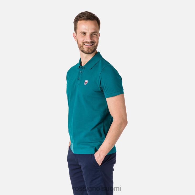 Rossignol miehet logo polo tumma smaragdi topit BTF0P33