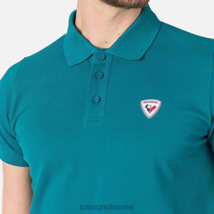 Rossignol miehet logo polo tumma smaragdi topit BTF0P33