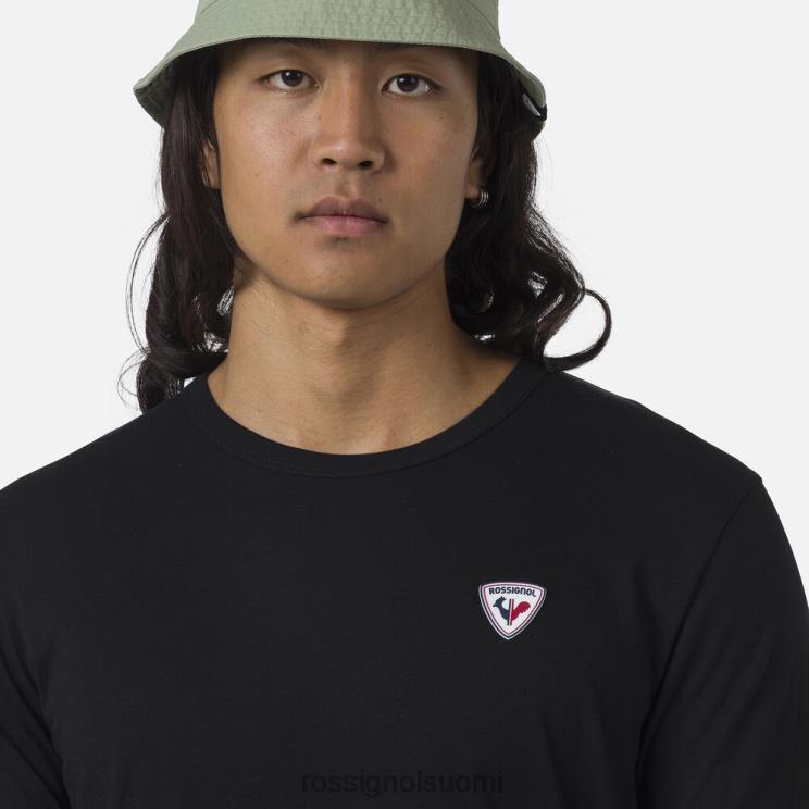 Rossignol miehet logo yksinkertainen t-paita musta topit BTF0P27