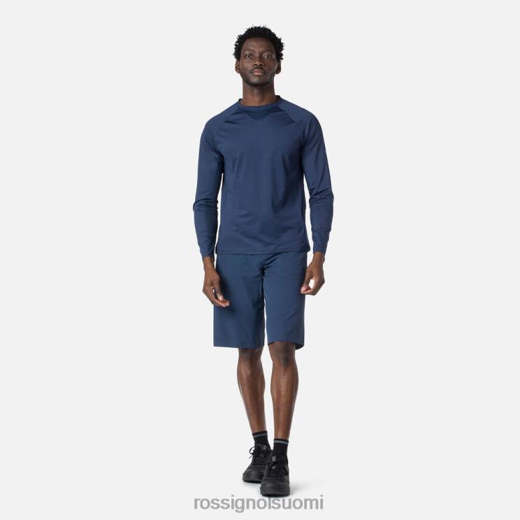Rossignol miehet pitkähihainen jersey rento malli tumma laivasto topit BTF0P86