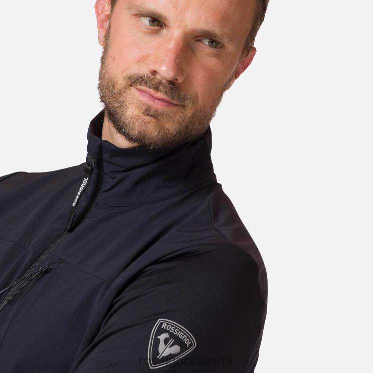 Rossignol miehet 1/2 vetoketjullinen välikerros musta topit BTF0P127