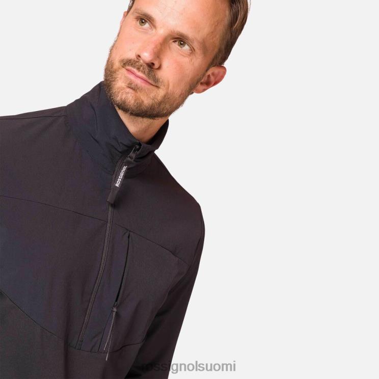 Rossignol miehet 1/2 vetoketjullinen välikerros musta topit BTF0P127