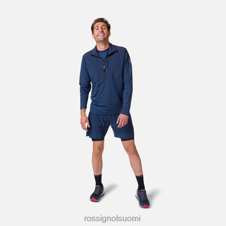 Rossignol miehet 1/2 vetoketjullinen välikerros tumma laivasto topit BTF0P157