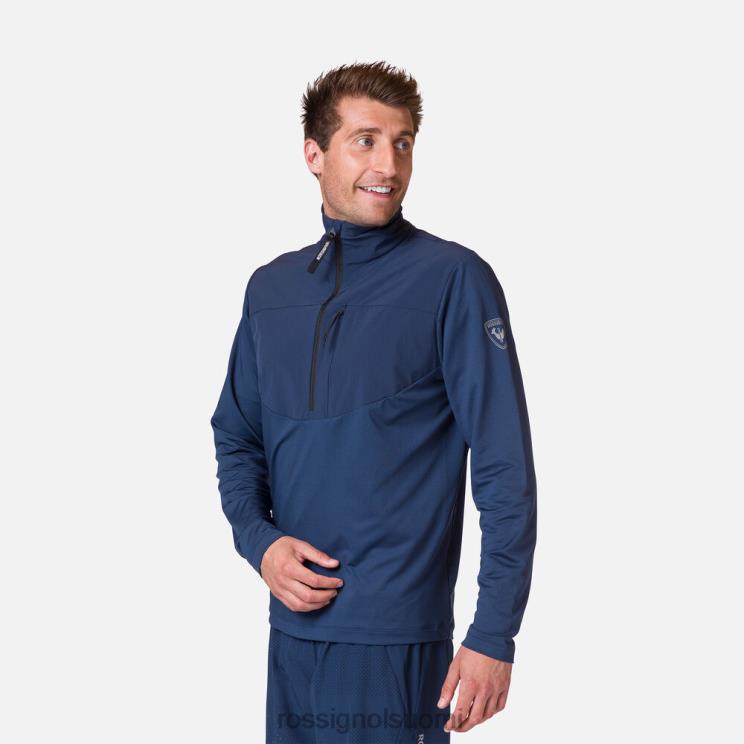 Rossignol miehet 1/2 vetoketjullinen välikerros tumma laivasto topit BTF0P157