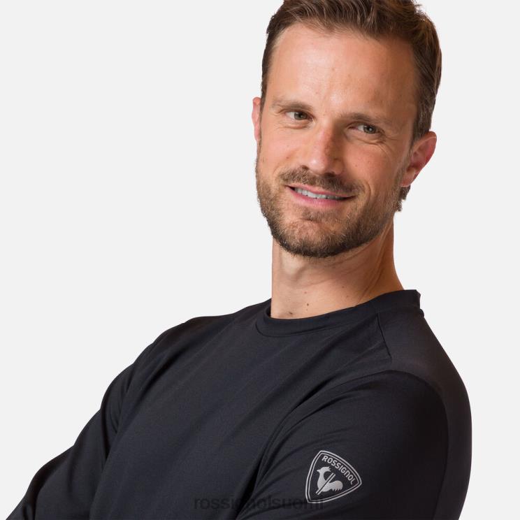 Rossignol miehet kevyt välikerros musta topit BTF0P401