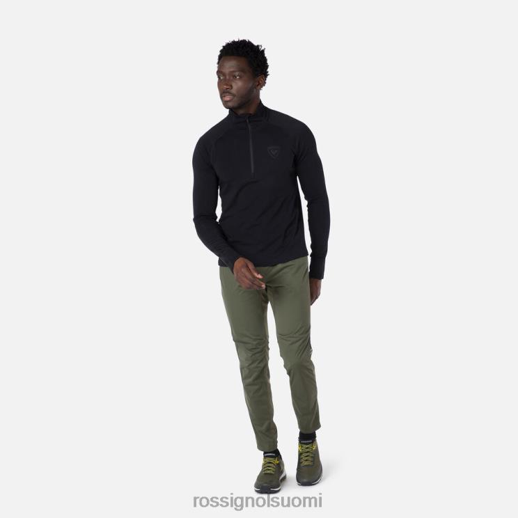 Rossignol miehet skpr puolivetoketjuinen välikerros musta topit BTF0P576