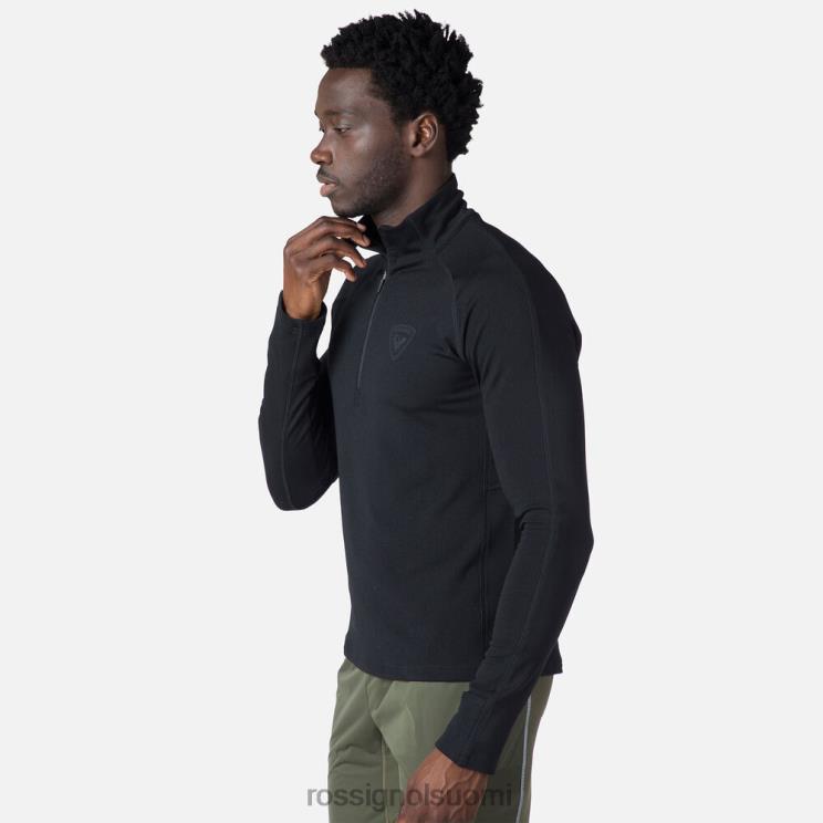 Rossignol miehet skpr puolivetoketjuinen välikerros musta topit BTF0P576