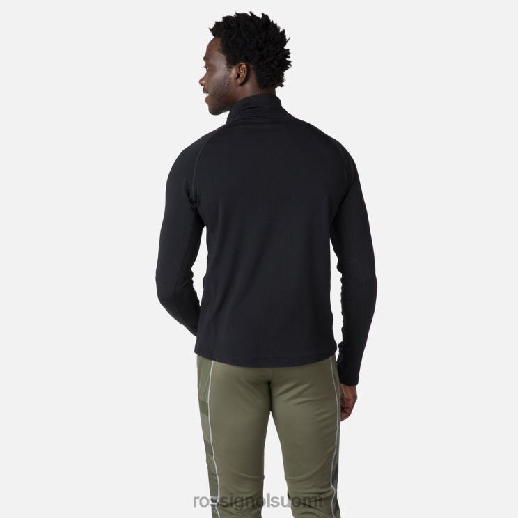 Rossignol miehet skpr puolivetoketjuinen välikerros musta topit BTF0P576