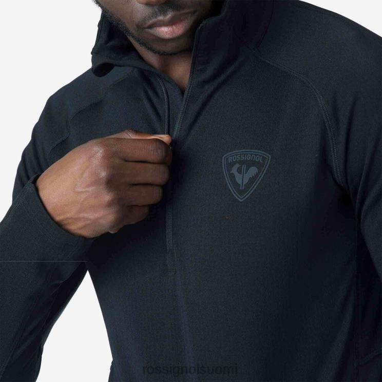 Rossignol miehet skpr puolivetoketjuinen välikerros musta topit BTF0P576