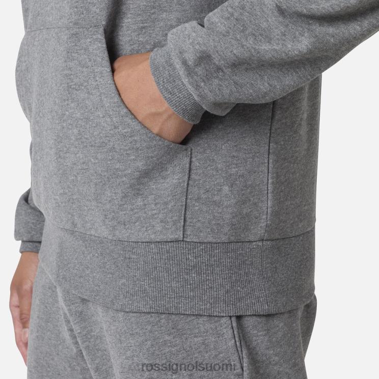 Rossignol miehet hupullinen fleece-logopaita kanervanharmaa topit BTF0P44