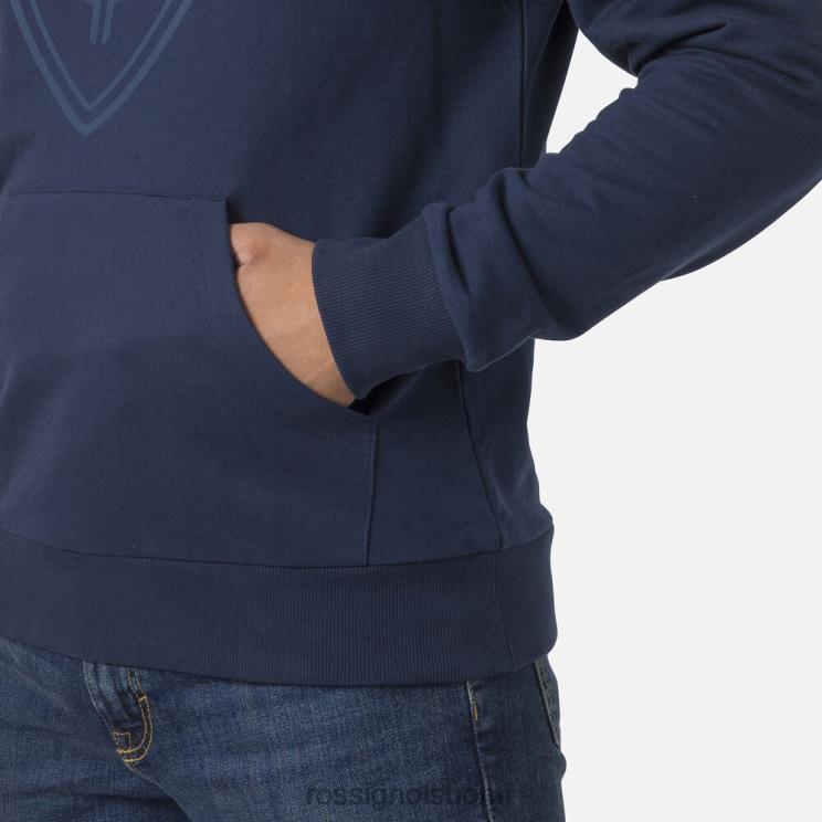 Rossignol miehet hupullinen fleece-logopaita tumma laivasto topit BTF0P65