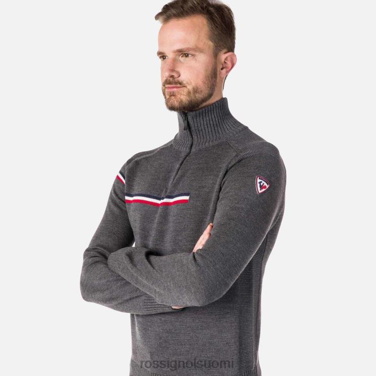 Rossignol miehet iso puolivetoketjullinen pusero kanervanharmaa topit BTF0P352