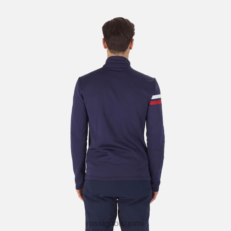 Rossignol miehet lomakeskuksen puolivetoketjullinen toppi tumma laivasto topit BTF0P675