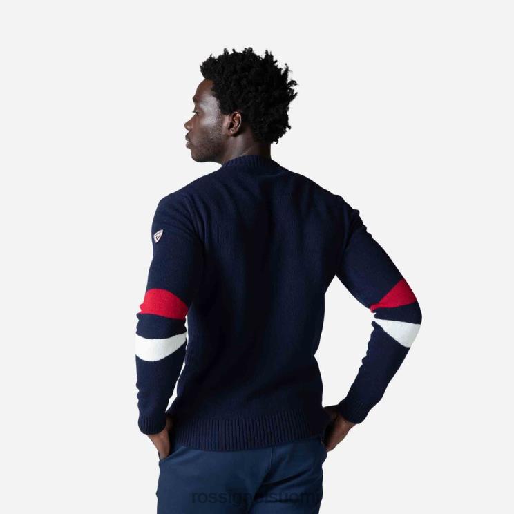 Rossignol miehet omaperäinen neulepusero tumma laivasto topit BTF0P445