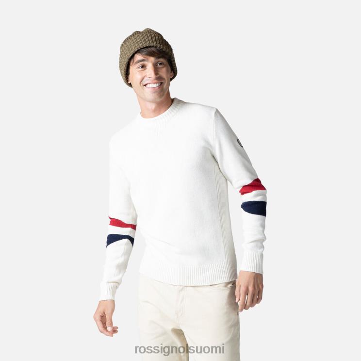 Rossignol miehet omaperäinen neulepusero valkoinen topit BTF0P441