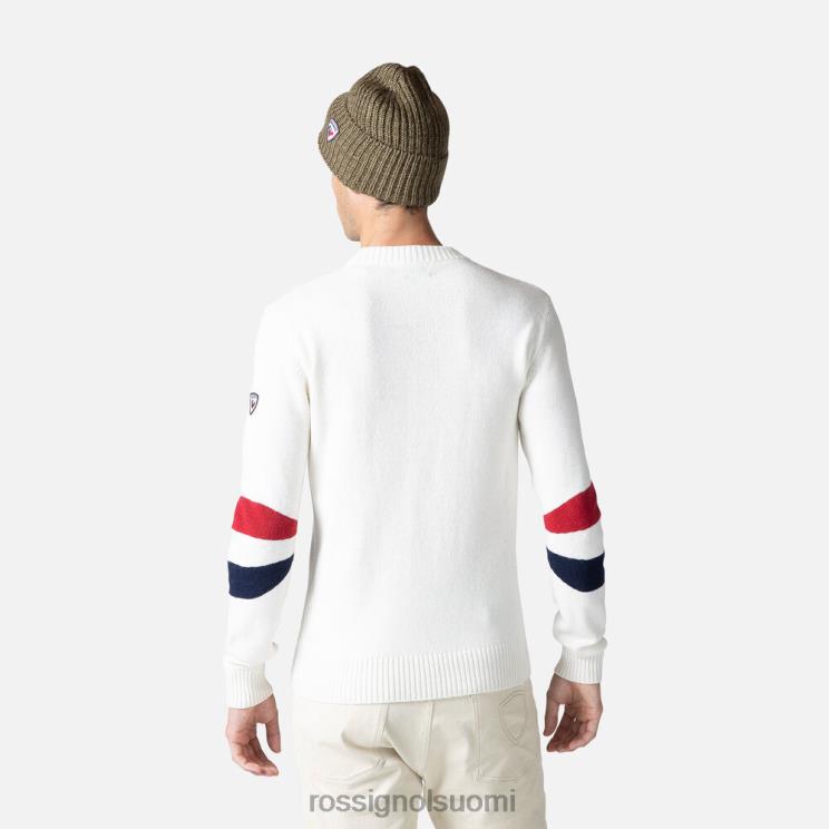 Rossignol miehet omaperäinen neulepusero valkoinen topit BTF0P441