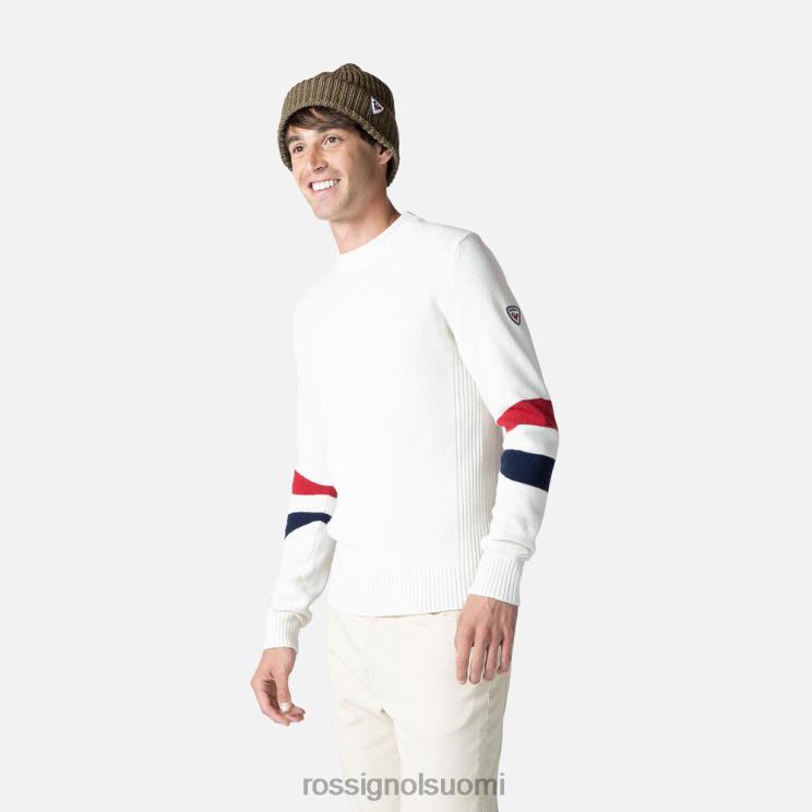 Rossignol miehet omaperäinen neulepusero valkoinen topit BTF0P441