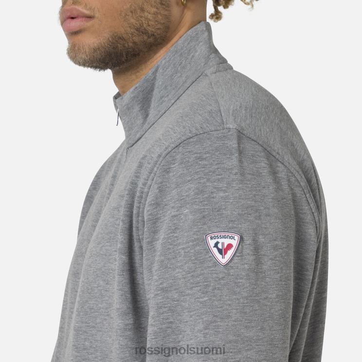 Rossignol miehet täysvetoketjullinen fleecepaita kanervanharmaa topit BTF0P417