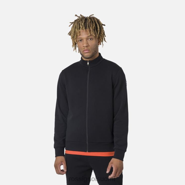 Rossignol miehet täysvetoketjullinen fleecepaita musta topit BTF0P433