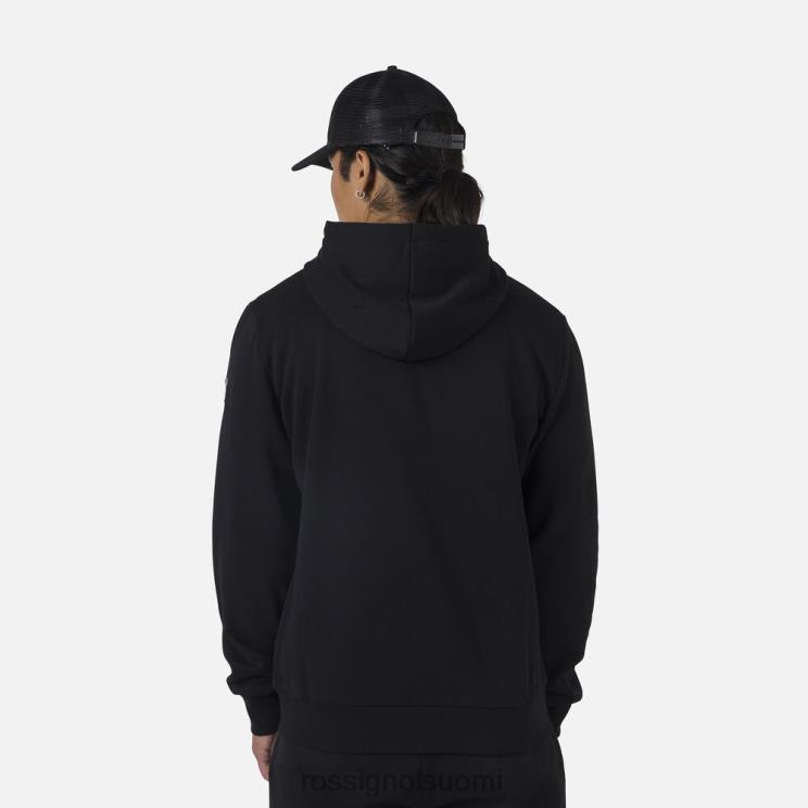 Rossignol miehet täysvetoketjullinen hupullinen fleecepaita musta topit BTF0P323