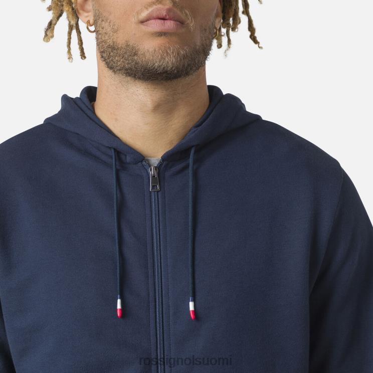 Rossignol miehet täysvetoketjullinen hupullinen fleecepaita tumma laivasto topit BTF0P434