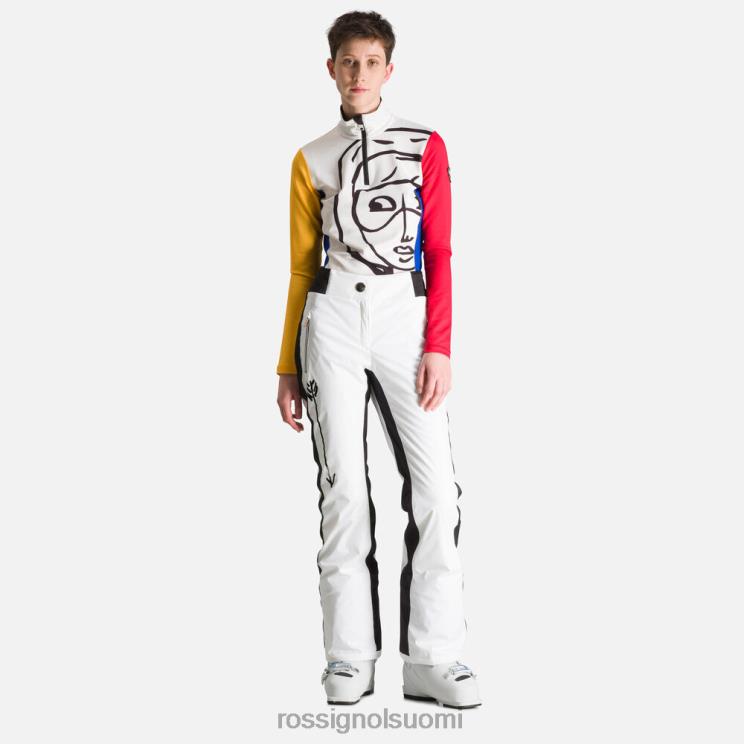 Rossignol naiset jcc tähtien hiihtohousut valkoinen pohjat BTF0P1043