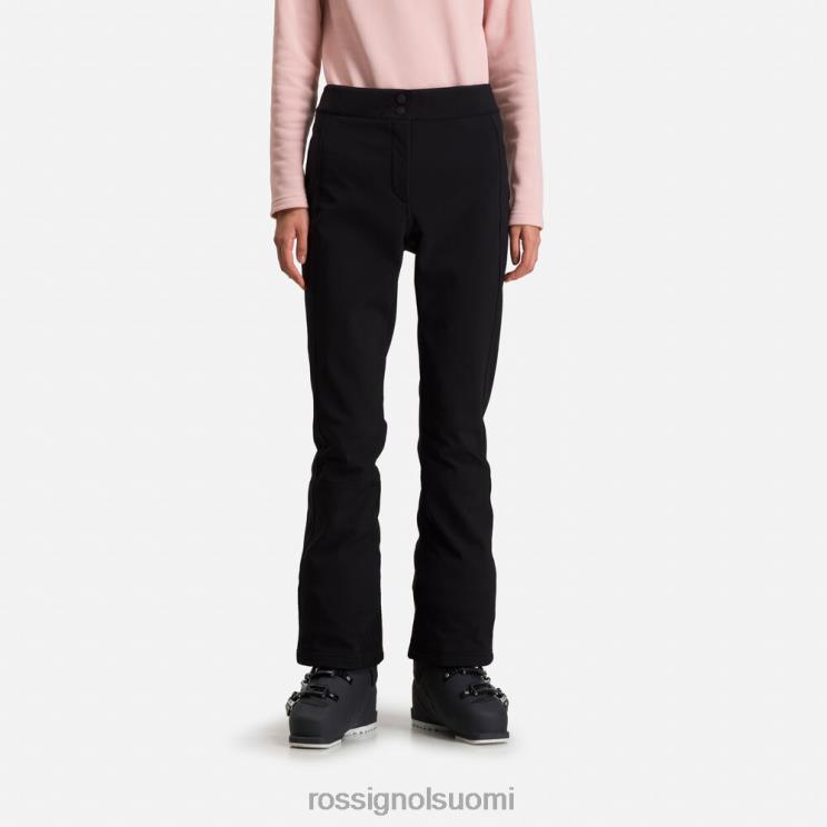 Rossignol naiset softshell flat hiihtohousut musta pohjat BTF0P1101