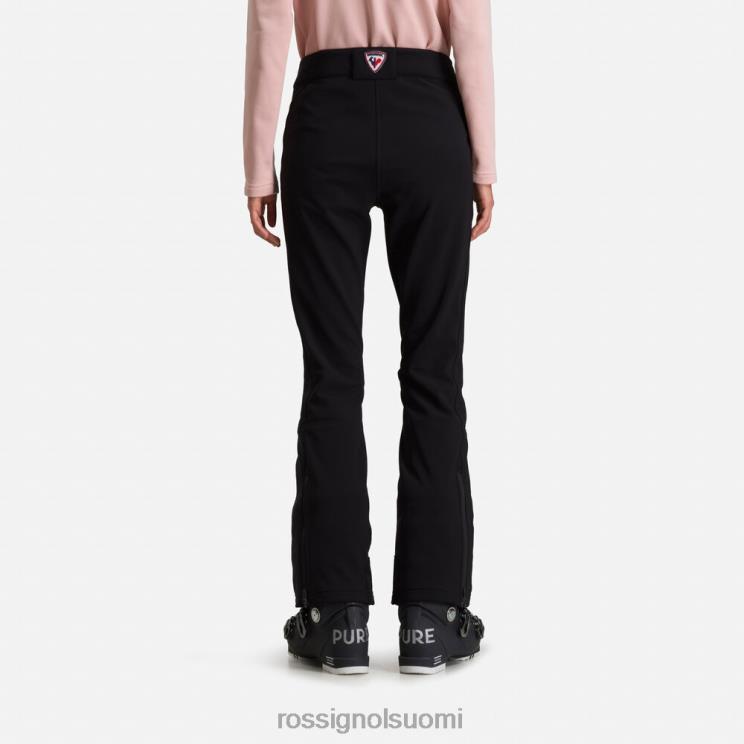 Rossignol naiset softshell flat hiihtohousut musta pohjat BTF0P1101