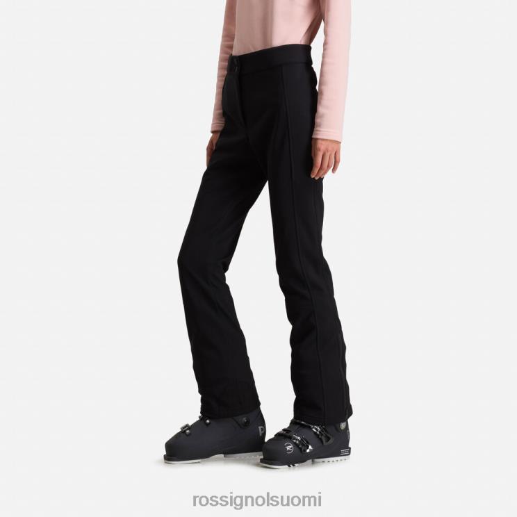 Rossignol naiset softshell flat hiihtohousut musta pohjat BTF0P1101