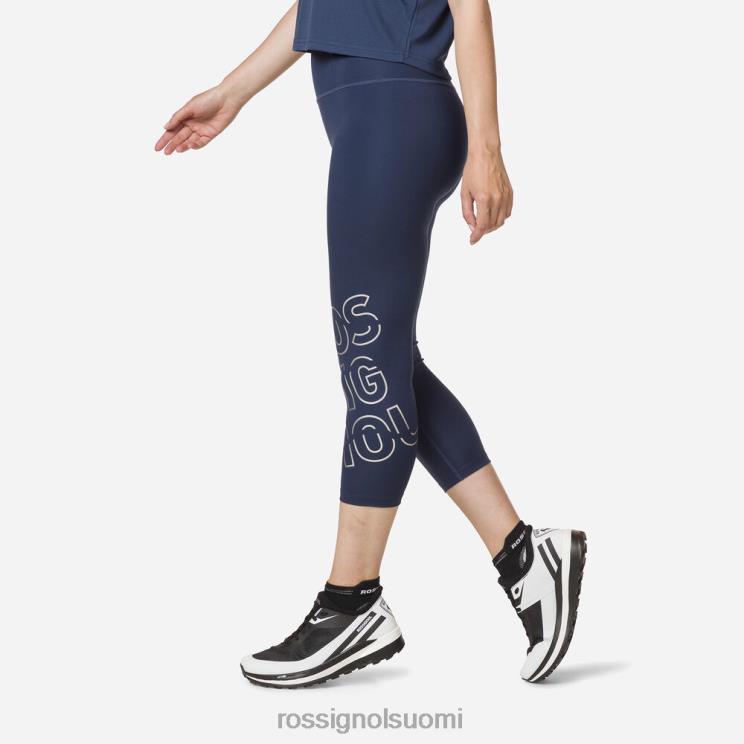 Rossignol naiset joustavat 3/4 juoksukukkahousut tumma laivasto pohjat BTF0P913