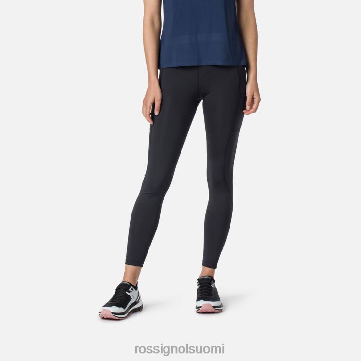 Rossignol naiset kevyet hengittävät juoksukukkahousut musta pohjat BTF0P691