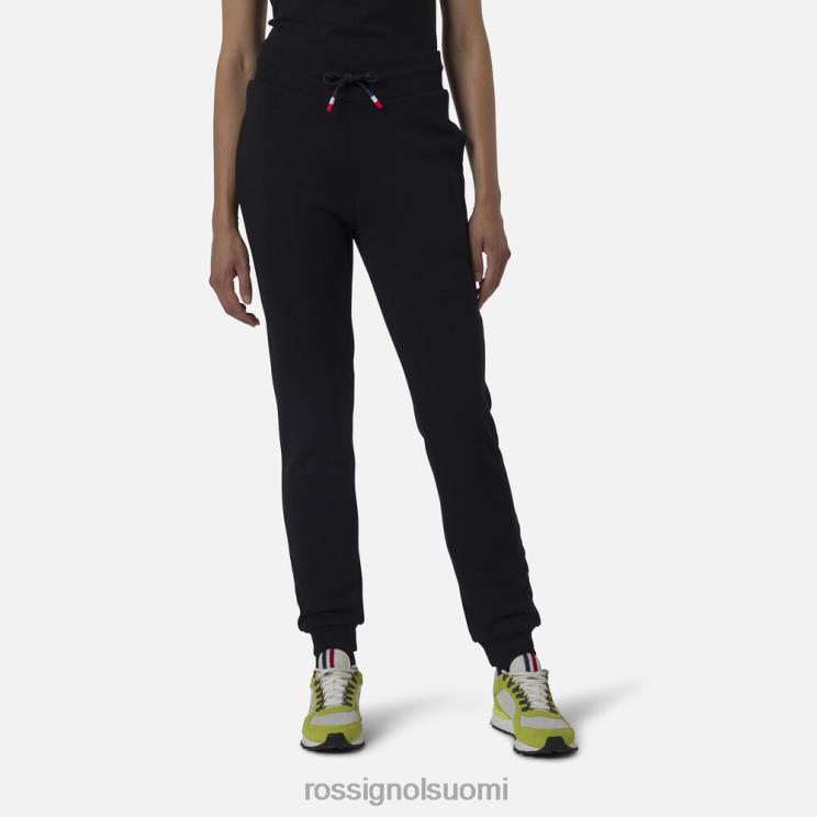 Rossignol naiset logo fleece verkkarit musta pohjat BTF0P901