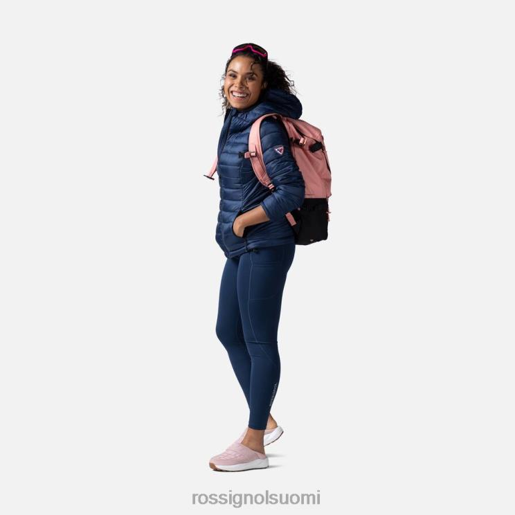 Rossignol naiset hupullinen eristetty takki 180gr tumma laivasto topit BTF0P936