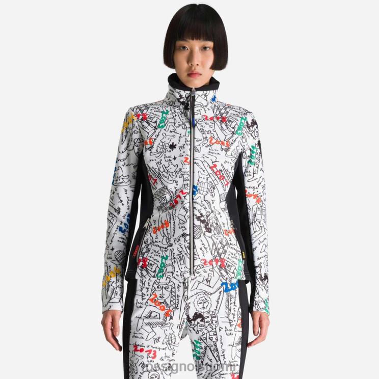 Rossignol naiset jcc brady painettu pehmeä takki galaksi topit BTF0P1022