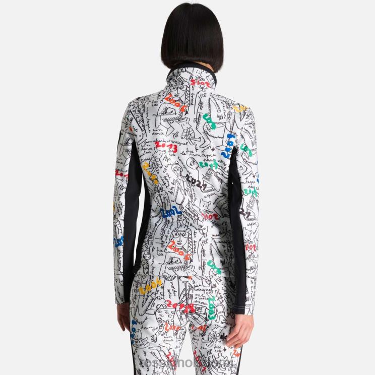 Rossignol naiset jcc brady painettu pehmeä takki galaksi topit BTF0P1022