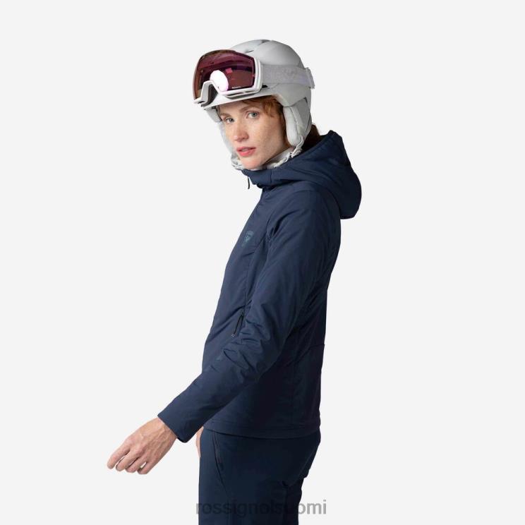 Rossignol naiset opside hupullinen takki tumma laivasto topit BTF0P818