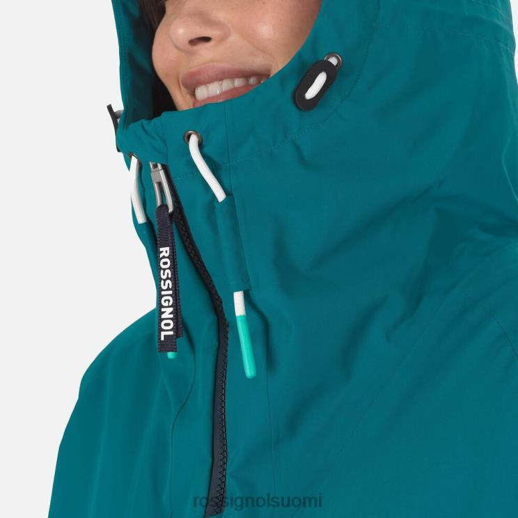 Rossignol naiset skpr anorak tumma smaragdi topit BTF0P1052