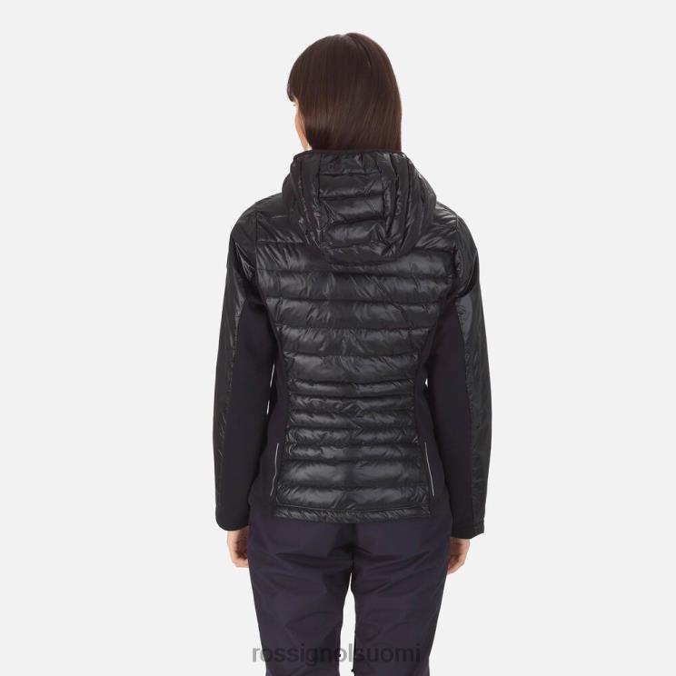 Rossignol naiset skpr hybridi kevyt takki musta topit BTF0P800