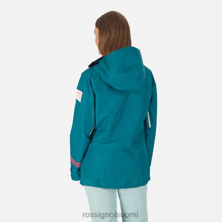 Rossignol naiset atelierin hiihtotakki tumma smaragdi topit BTF0P1117