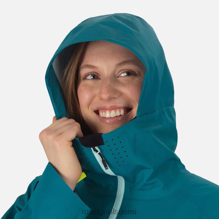 Rossignol naiset atelierin hiihtotakki tumma smaragdi topit BTF0P1117