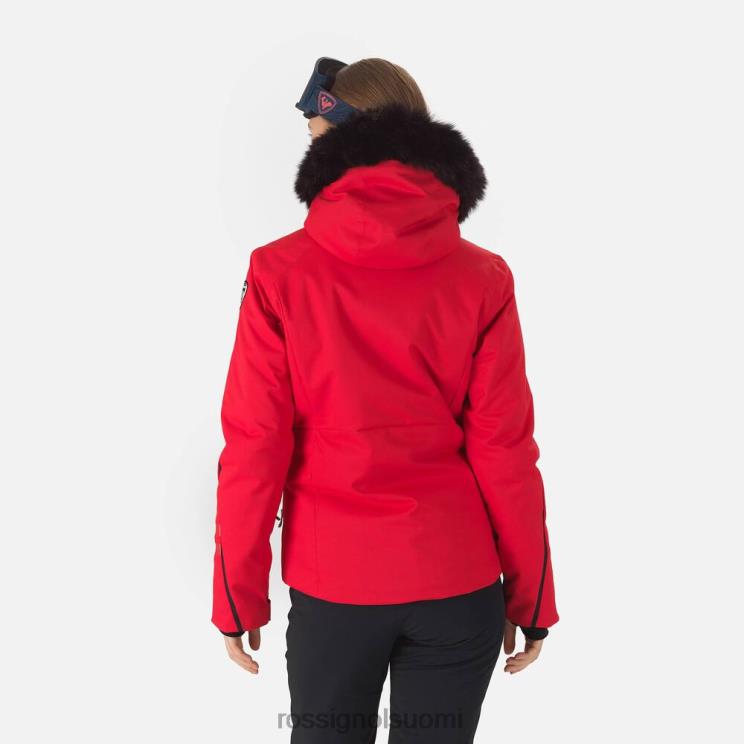 Rossignol naiset hiihtotakki urheilupunainen topit BTF0P798