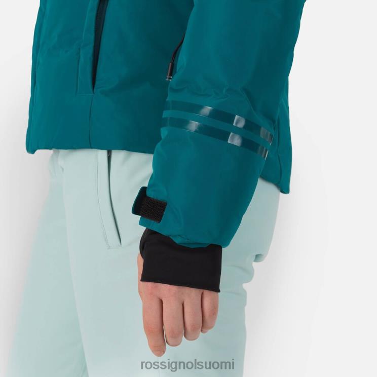 Rossignol naiset rapide helmiäinen hiihtotakki tumma smaragdi topit BTF0P788