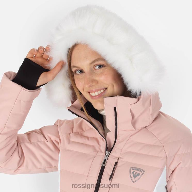 Rossignol naiset rapide hiihtotakki jauhevaaleanpunainen topit BTF0P1113