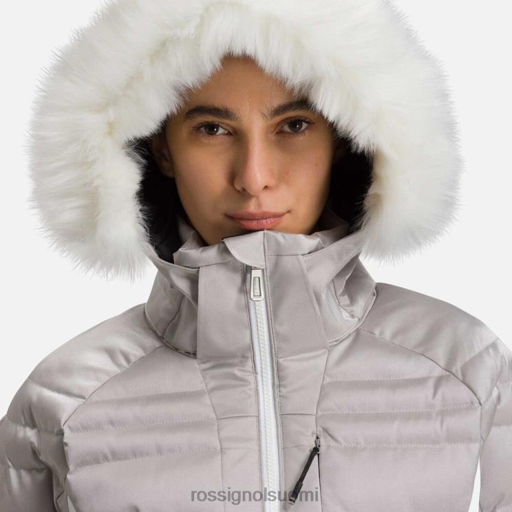 Rossignol naiset rapide metallinen hiihtotakki hopea topit BTF0P1061