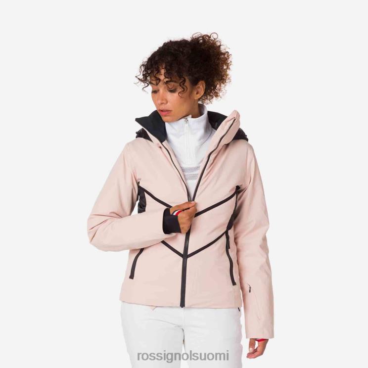 Rossignol naiset react merino hiihtotakki jauhevaaleanpunainen topit BTF0P1081